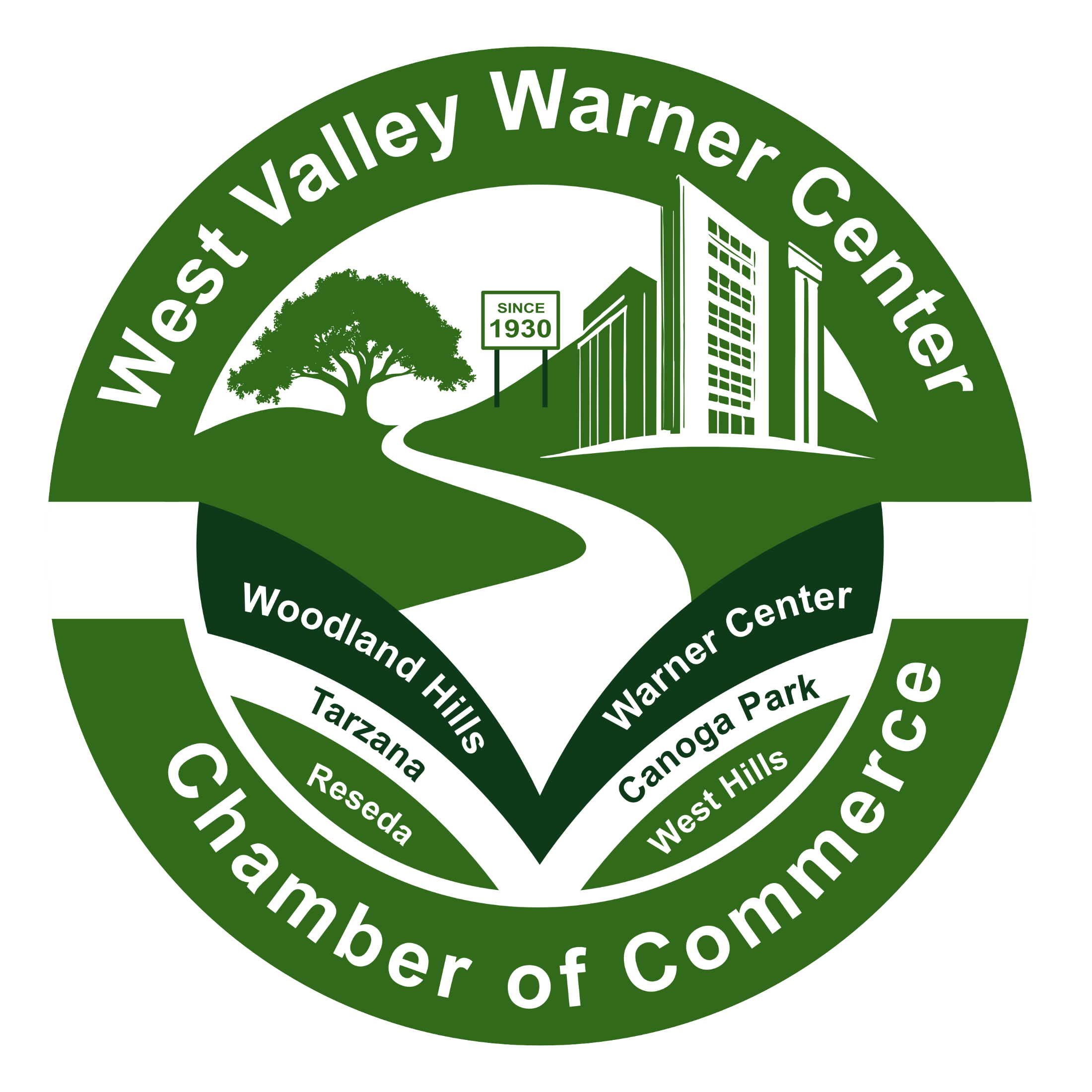 Sello de la Cámara de Comercio West Valley · Warner Center